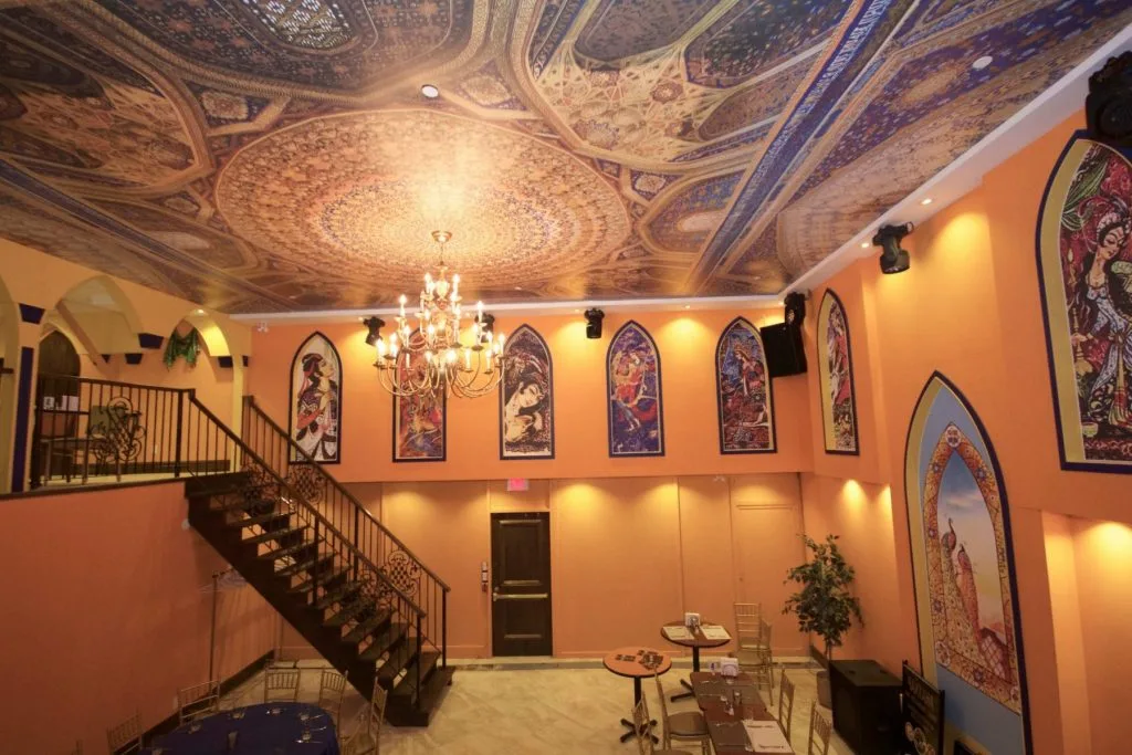 amazing Printed stretch ceiling in custom home
