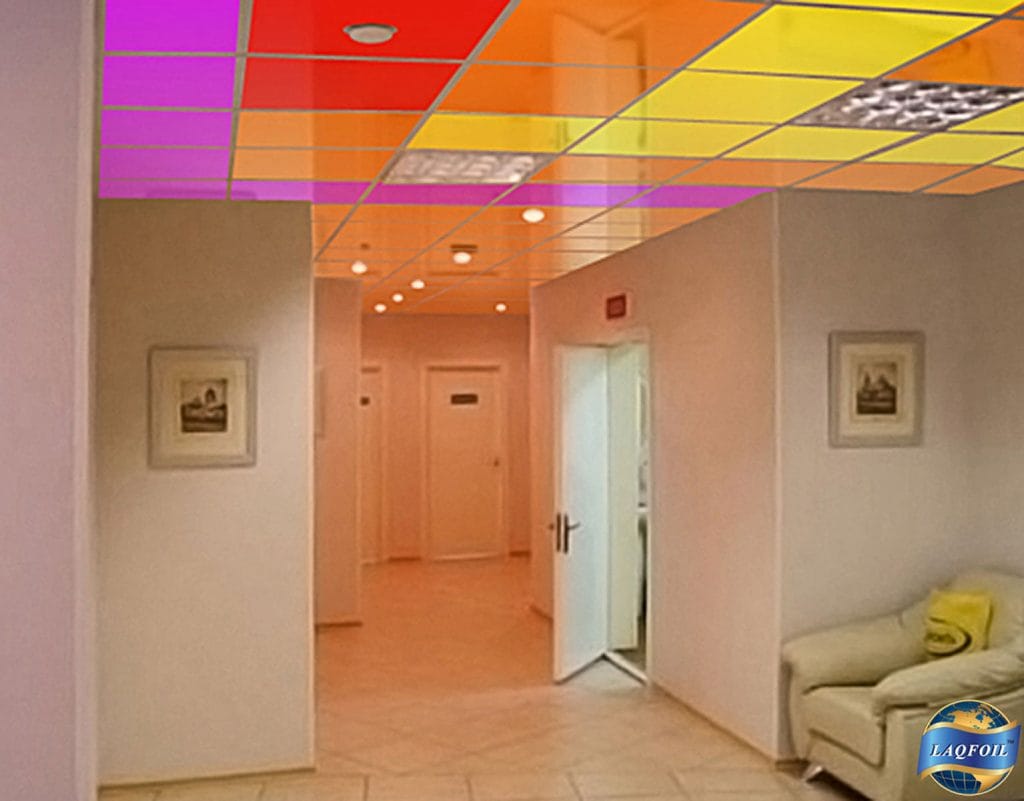 back lit multi color reflective stretch ceiling Deutschland