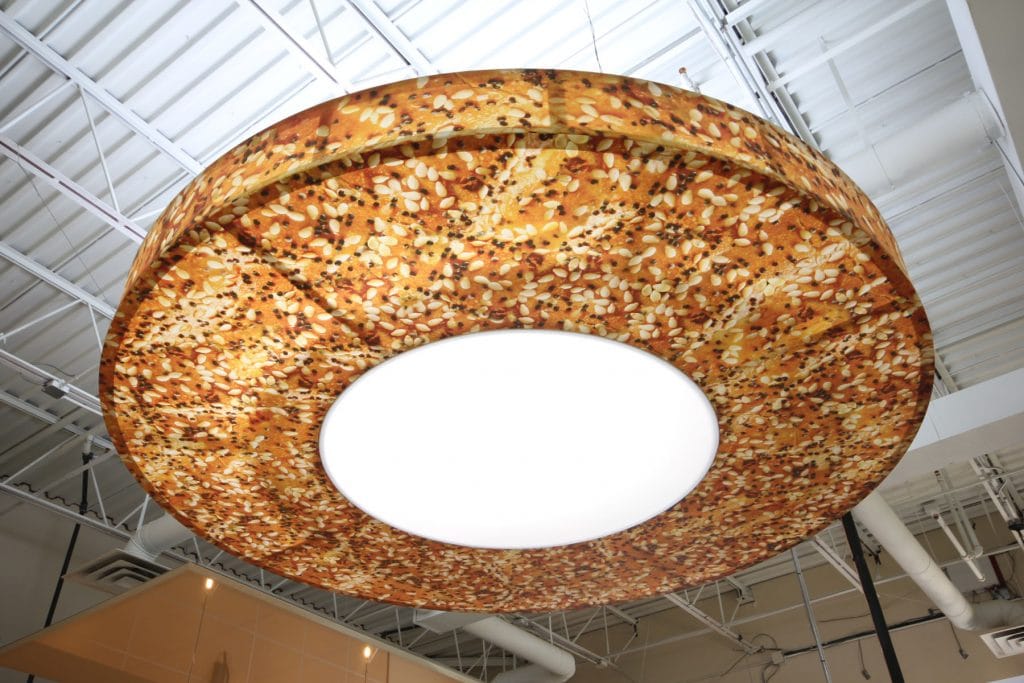 Bagel Nash Modular Structures with back lit