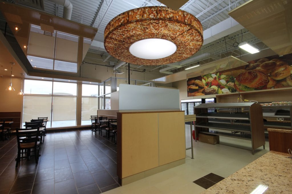 Bagel Nash reflective ceilings and Modular Structures in the center