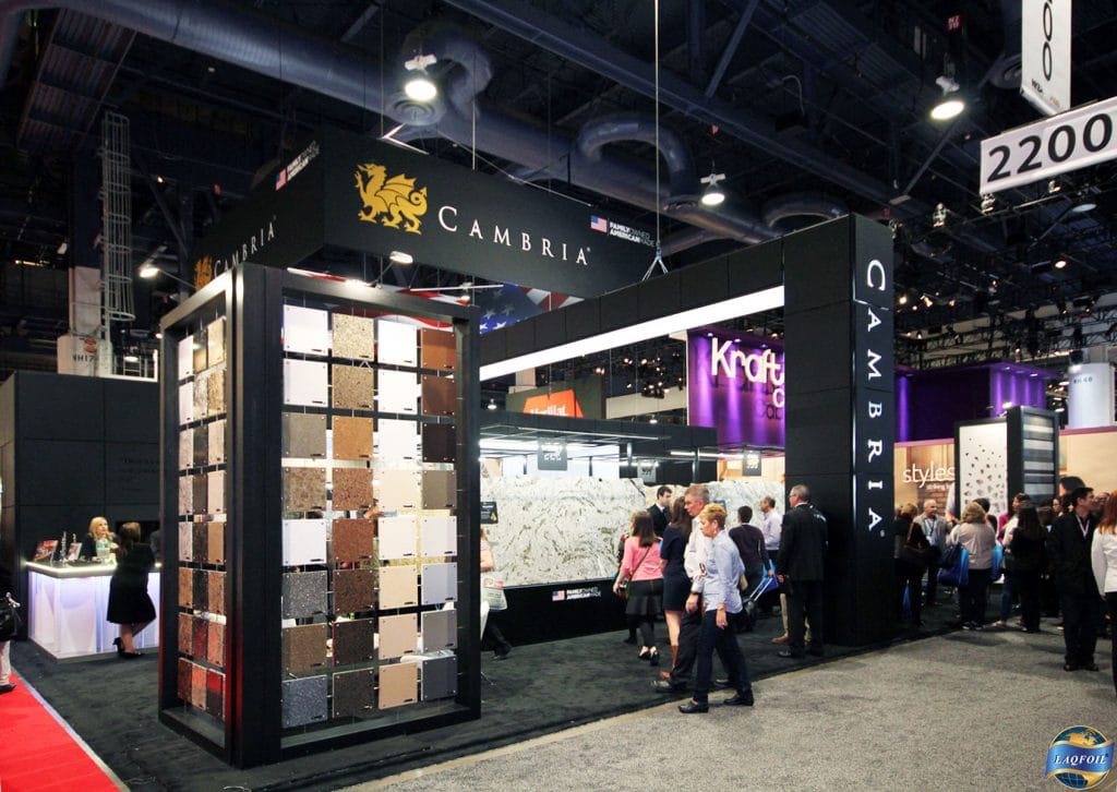 luxury Linear Lights Ceilings for Cambria Exhibitions