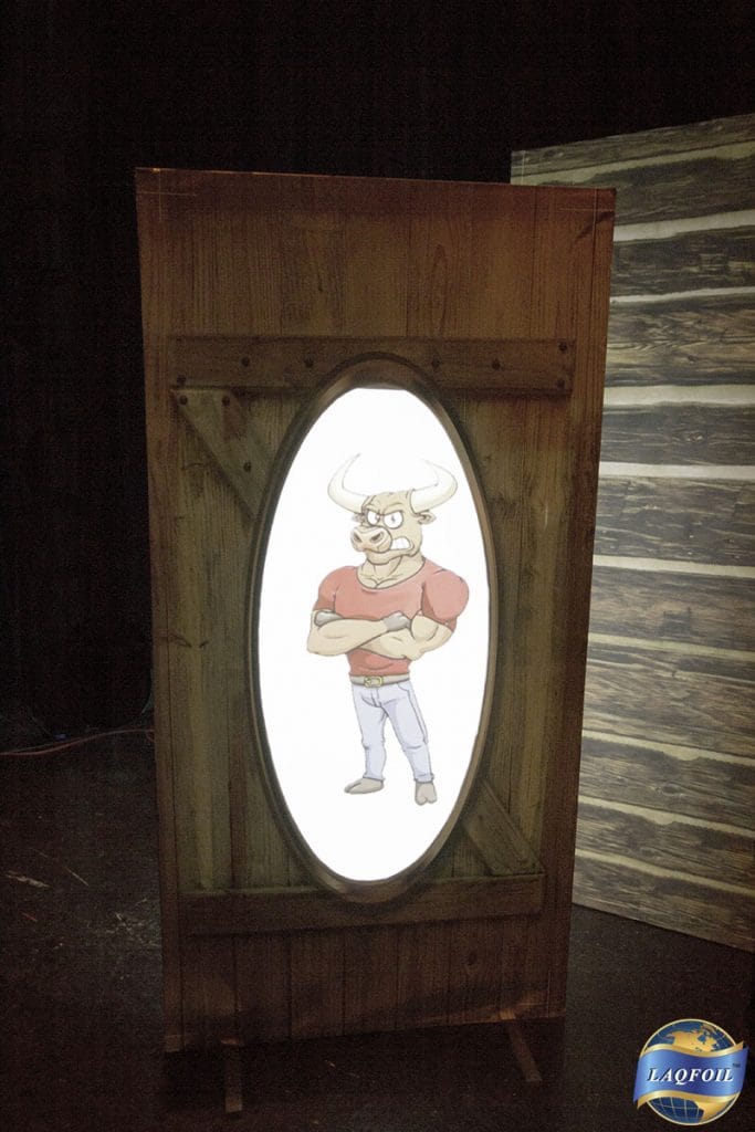 custom wall cover on prop for Center for Performance Arts Toronto