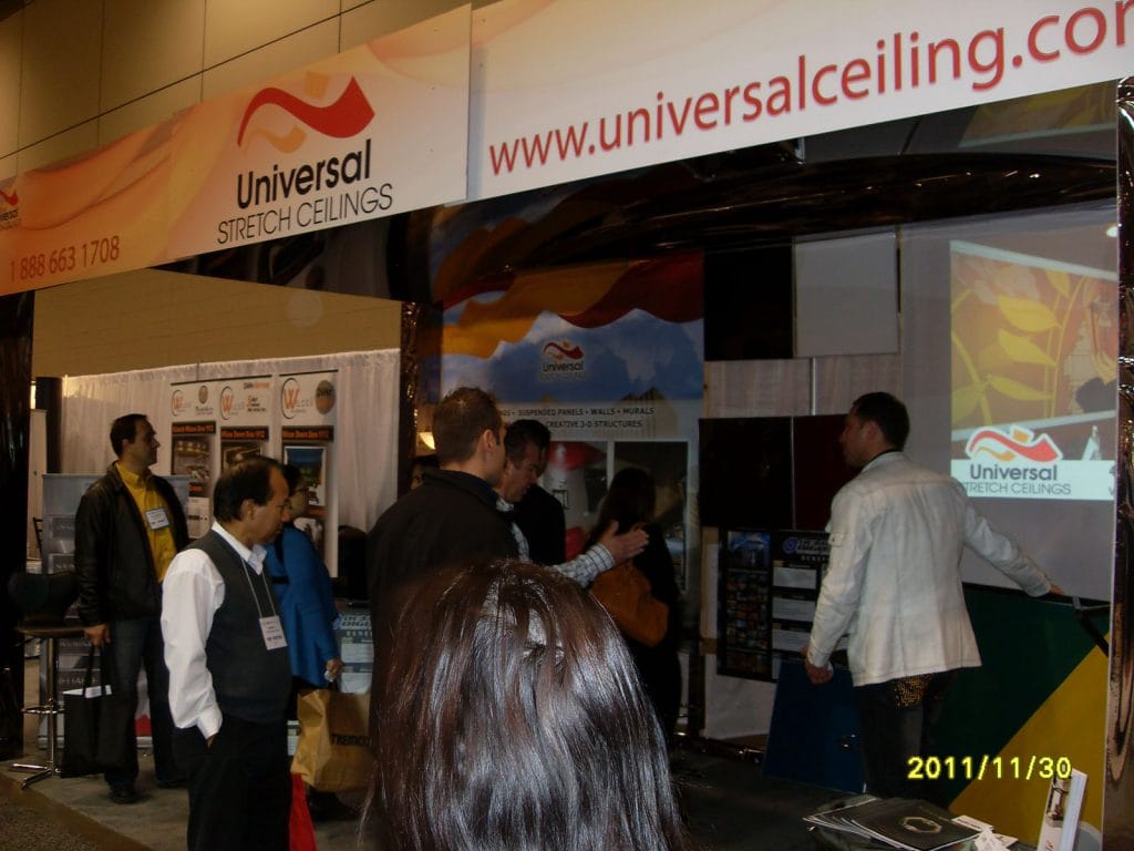 laqfoil stretch ceiling bot in construct canada show