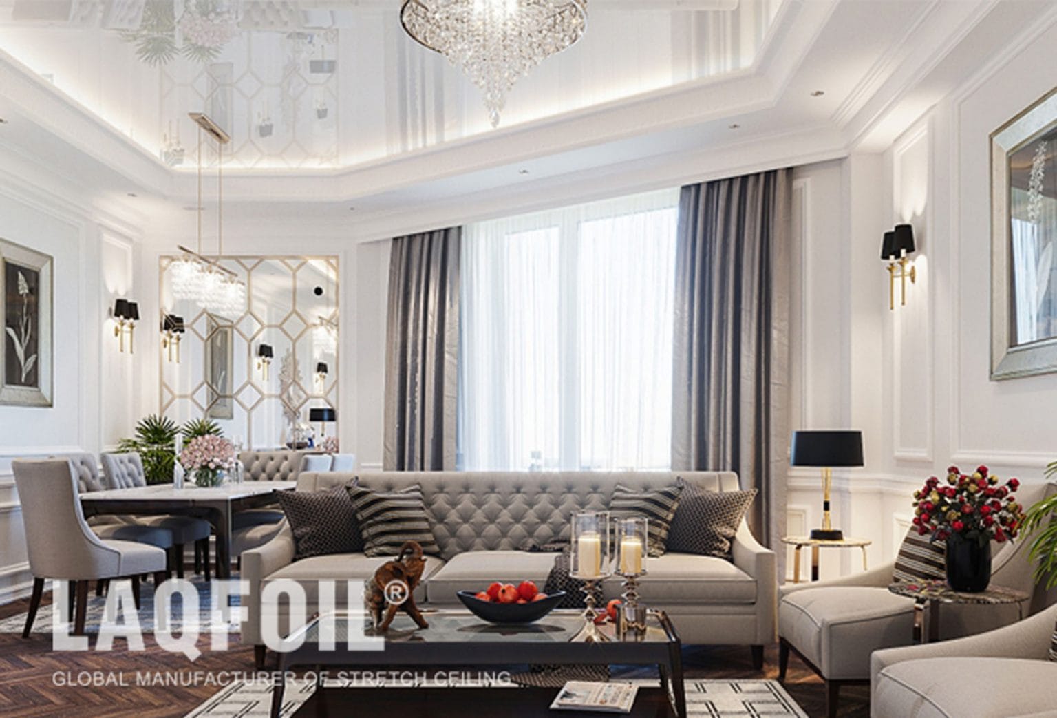 Reflective Ceilings Amplify Space and Light LAQFOIL