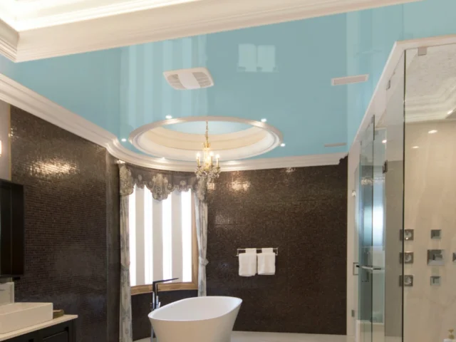 Stretch Ceilings for Bathrooms: Waterproof Beauty Above You