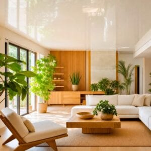 eco-friendly ceiling options illustration