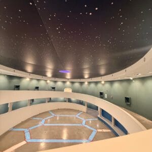 gloss, reflective stretch ceilings
